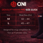 ONI Deadlift Socks Pro