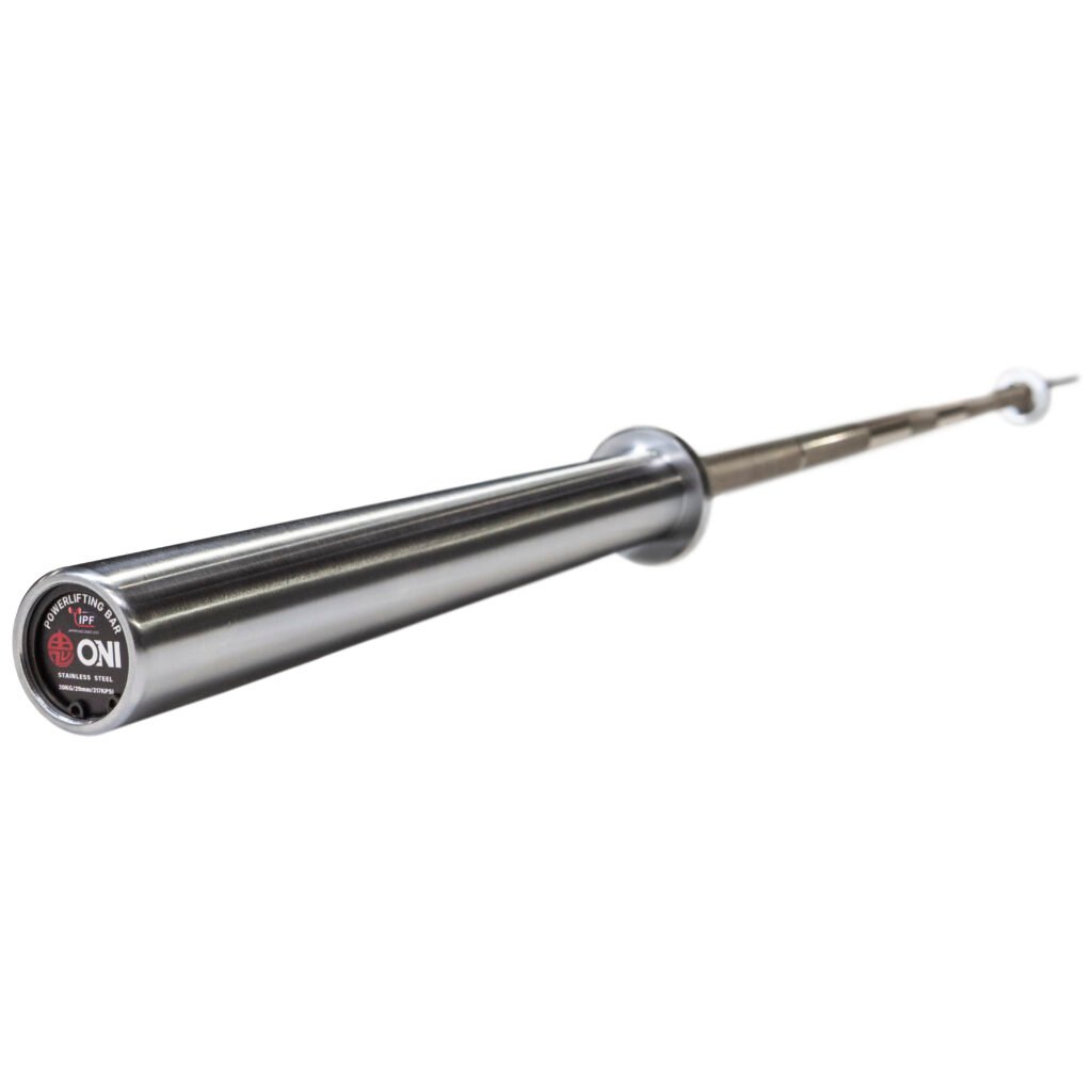ONI Powerlifting Bar Olympic Shaft Stainless Steel SUS630 IPF Approved