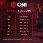 ONI Singlet IPF Approved SHINOBI Hanging Pan Lifting Suit